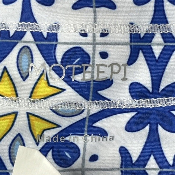 Moteepi Golf Skort Skirt Size L Modest 20" UV Protection HIgh Waist Pockets Blue - Picture 8 of 11